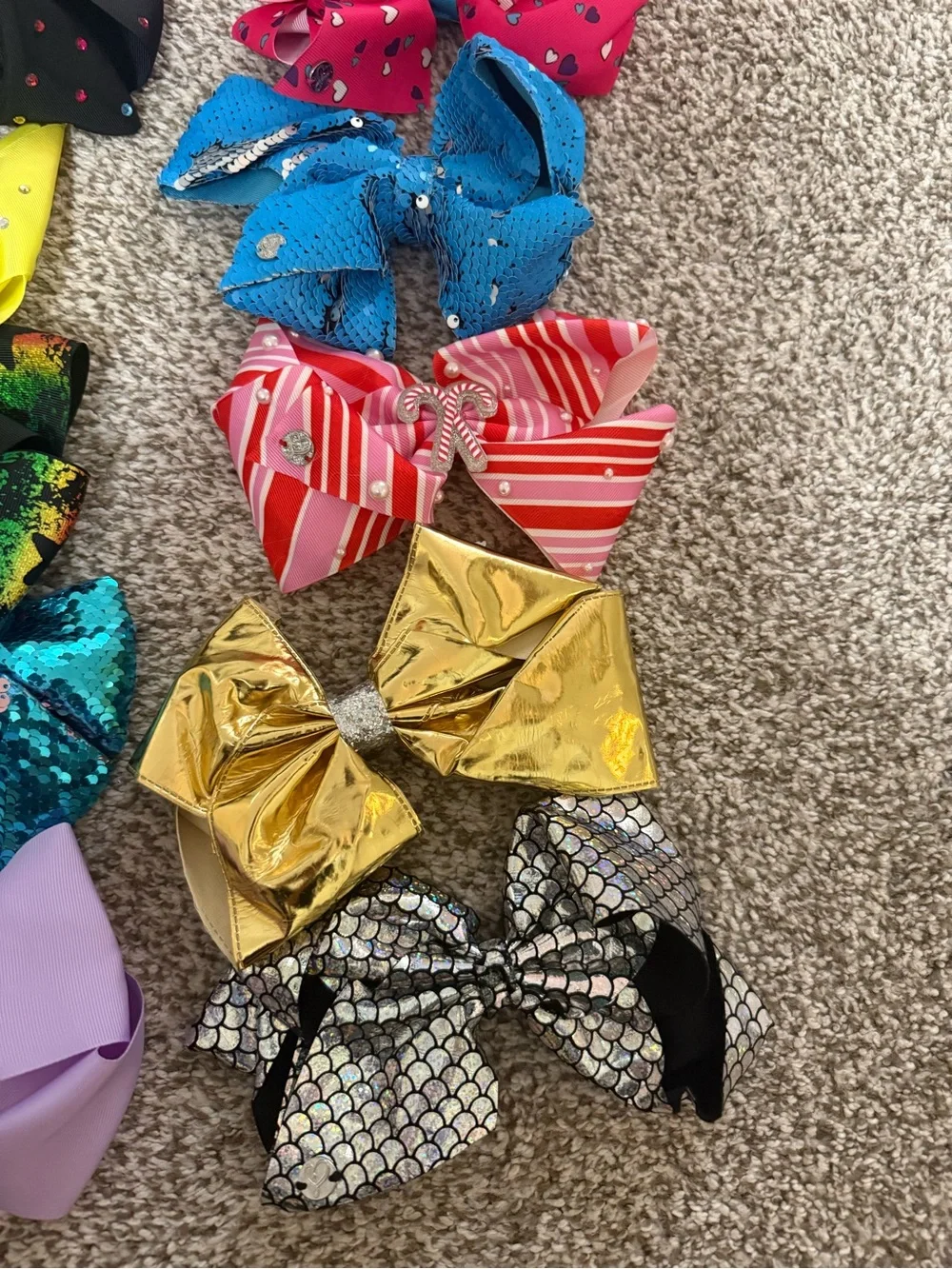 JoJo & other Assorted Kids Hair Bows - Multi Color Pack